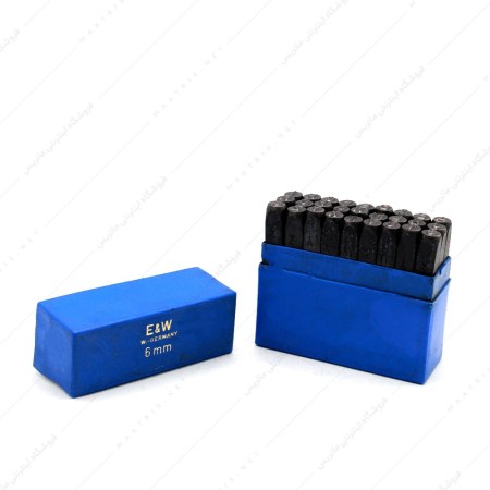سنبه حروف کوب سایز 6 میلی‌ متر برند E&W